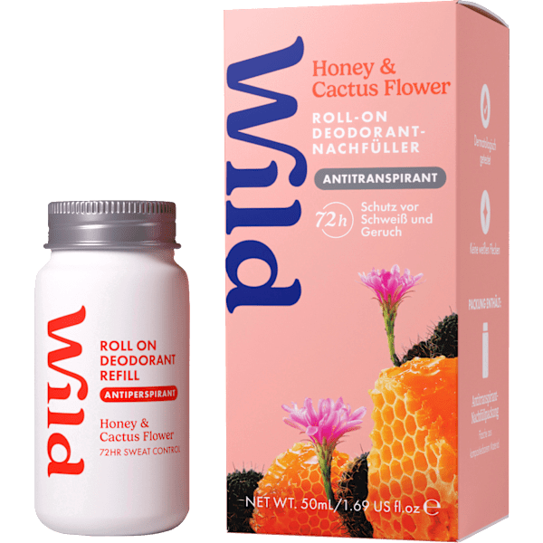 Antitranspirant Deo Roll-on Honey & Cactus Flower Nachfüllpack Wild