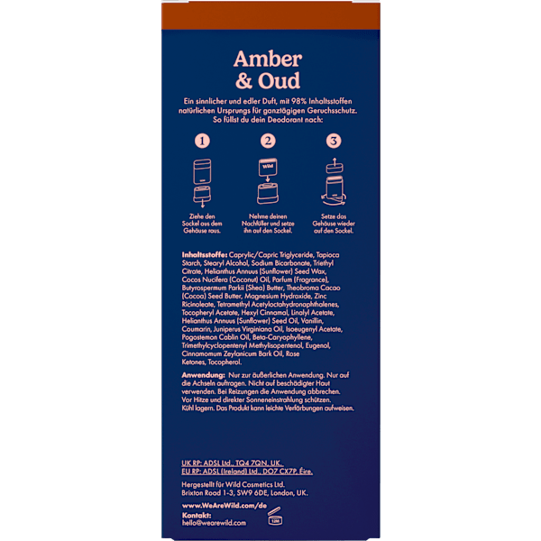 Deostick Amber & Oud + Nachfüllpack Wild