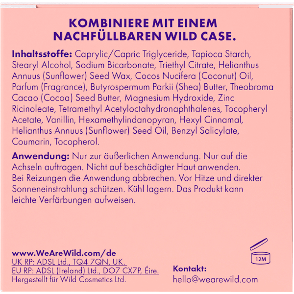 Deostick Coconut & Vanilla Nachfüllpack Wild