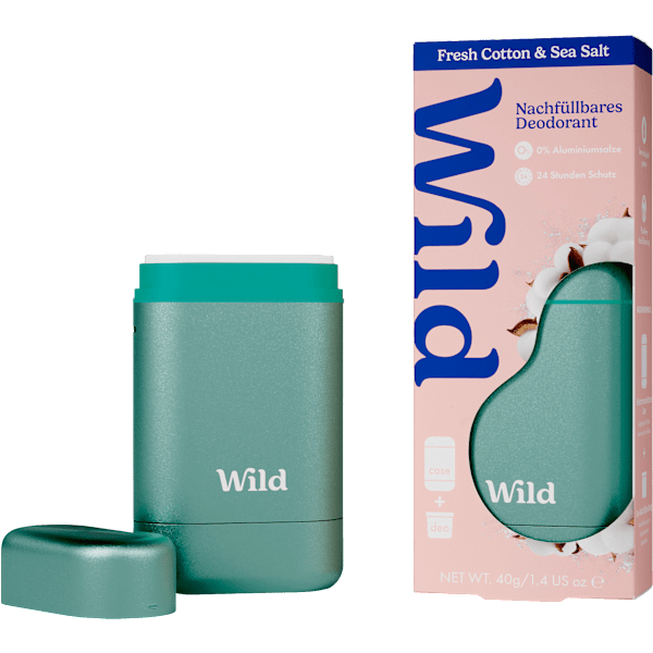 Deostick Fresh Cotton & Sea Salt + Nachfüllpack Wild