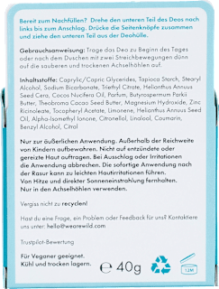 Deostick Fresh Cotton & Sea Salt Nachfüllpack Wild