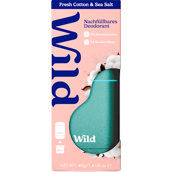 Deostick Fresh Cotton & Sea Salt + Nachfüllpack Wild