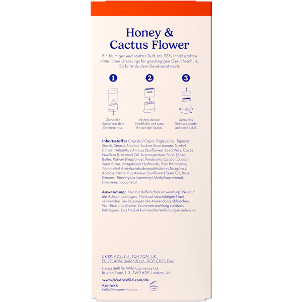 Deostick Honey & Cactus Flower + Nachfüllpack Wild