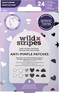 Anti Pickel Patches Holo Clear Wild Stripes