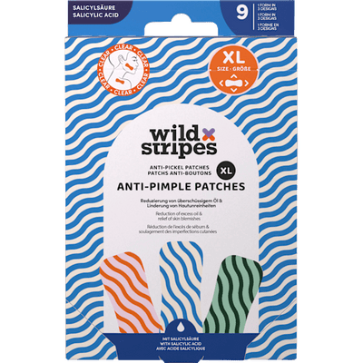 Wild Stripes Anti pimple patches XL, 9 pcs