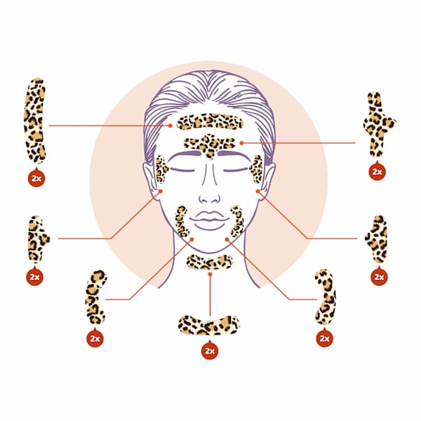 Facial Patches Leo Wild Stripes