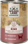 Nassfutter Hund mit Rind & Süßkartoffeln Wildes Land