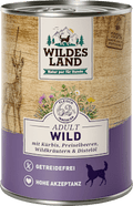 Nassfutter Hund mit Wild & Kürbis Wildes Land
