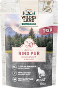Nassfutter Katze Rind pur Wildes Land