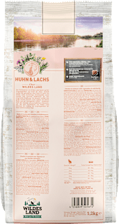 Trockenfutter Katze, Huhn & Lachs mit Gartengemüse, Adult Wildes Land