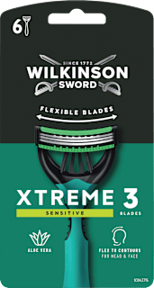 Einwegrasierer, Xtreme 3 Sensitive Comfort Flexible WILKINSON SWORD