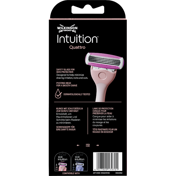 Rasierer, Intuition Quattro  WILKINSON SWORD