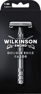 Rasierhobel, Barber´s Style The Edger mit Ersatzklingen WILKINSON SWORD