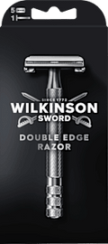 Rasierhobel, Barber´s Style The Edger mit Ersatzklingen WILKINSON SWORD