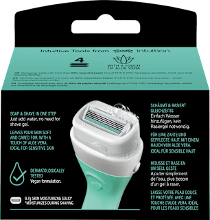 Rasierklingen, Intuition 2in1 Soap & Shave Sensitive WILKINSON SWORD