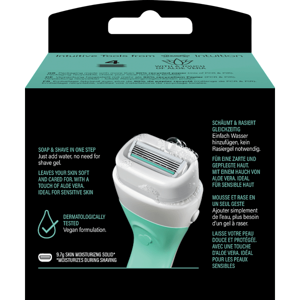 Rasierklingen, Intuition 2in1 Soap & Shave Sensitive  WILKINSON SWORD