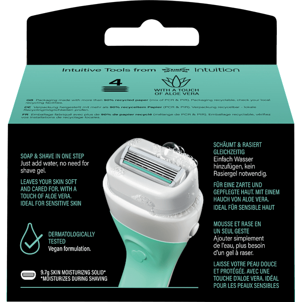 Rasierklingen, Intuition 2in1 Soap & Shave Sensitive WILKINSON SWORD