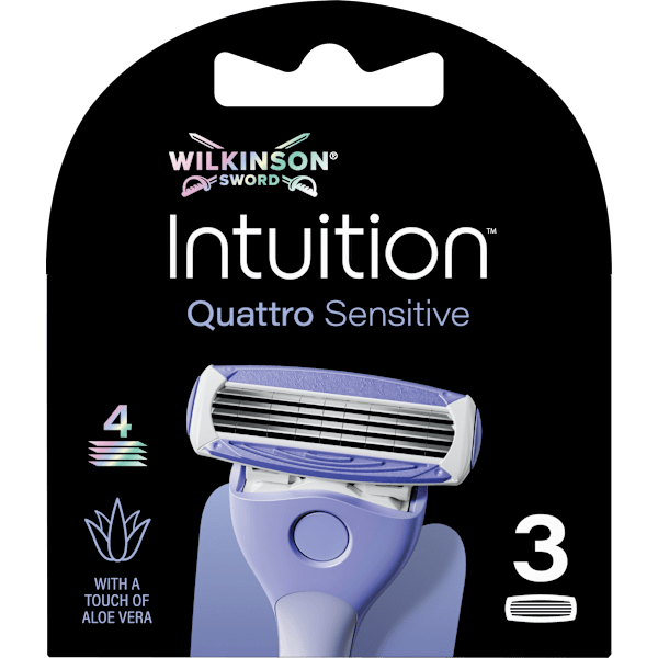 Rasierklingen, Intuition Quattro Sensitive WILKINSON SWORD