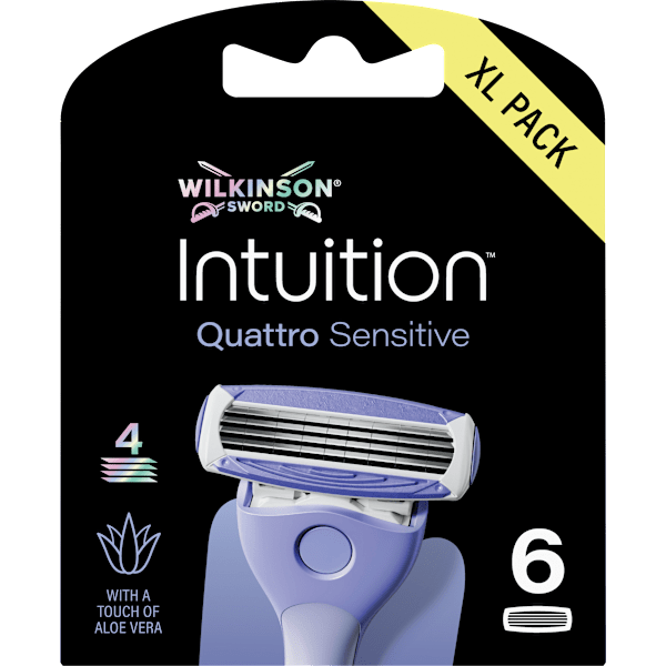 Rasierklingen, Intuition Quattro Sensitive  WILKINSON SWORD