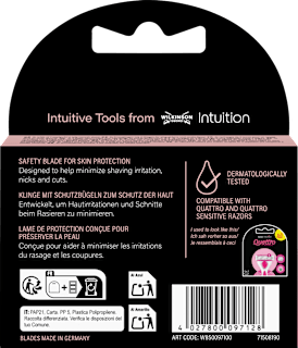 Rasierklingen, Intuition Quattro WILKINSON SWORD