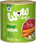 Nassfutter Hund mit Rind, Karotte & Zucchini, Adult  WOW