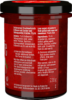 Fruchtaufstrich, Erdbeere mit Xylit Xucker