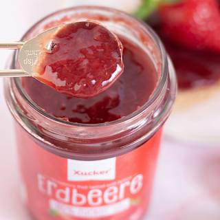 Fruchtaufstrich, Erdbeere mit Xylit Xucker
