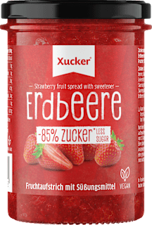 Fruchtaufstrich, Erdbeere mit Xylit Xucker