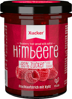 Fruchtaufstrich, Himbeere mit Xylit Xucker