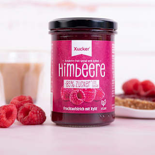 Fruchtaufstrich, Himbeere mit Xylit Xucker