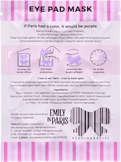 Augenpads Emily in Paris Bakuchiol Bow (1 Paar) Yeauty