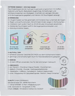 Augenpads Extreme Energy (1 Paar) Yeauty
