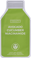Tuchmaske Avocado Cucumber Niacinamide Yeauty