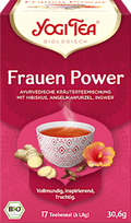 Kräutertee "Frauen Power" mit Hibiskus, Angelikawurzel & Ingwer (17 Beutel) YOGI TEA