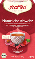 Kräutertee "Natürliche Abwehr" mit Echinacea, Acerola-Kirsche & Holunderbeere (17 Beutel) YOGI TEA