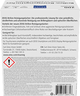 Brillen-Reinigungstücher Zeiss