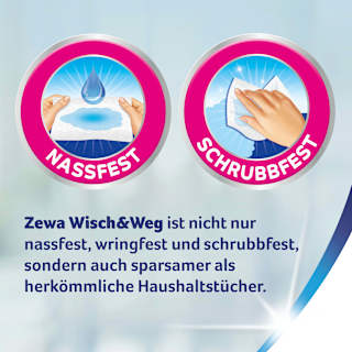 Küchenrolle Wisch&Weg Sparblatt (4x74 Blatt) Zewa