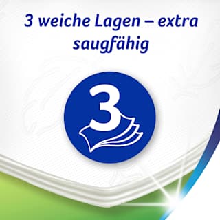 Toilettenpapier bewährt 3-lagig (16x150 Blatt) Zewa