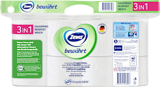 Toilettenpapier bewährt 3-lagig (16x150 Blatt) Zewa