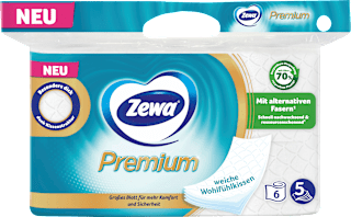 Toilettenpapier Premium 5-lagig (6x110 Blatt) Zewa