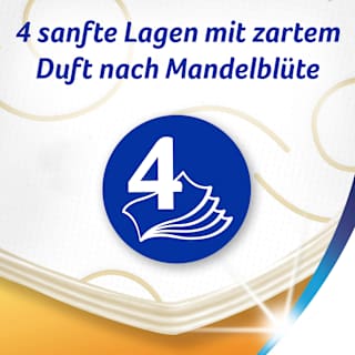 Toilettenpapier Ultra Senses Mandelblüte 4-lagig (16x135 Blatt) Zewa