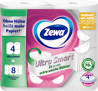 Toilettenpapier Ultra Smart 4-lagig (4x280 Blatt) Zewa