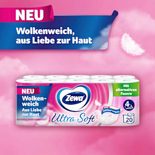 Toilettenpapier Ultra Soft 4-lagig (20x150 Blatt) Zewa