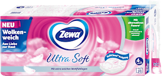 Toilettenpapier Ultra Soft 4-lagig (20x150 Blatt) Zewa