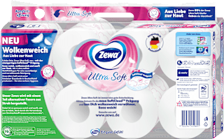 Toilettenpapier Ultra Soft 4-lagig (8x150 Blatt) Zewa