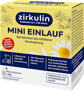 Mini-Einlauf, Mini-Klistiere Zirkulin