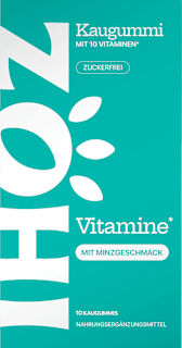 Kaugummi, Vitamine Minze, zuckerfrei ZOHI
